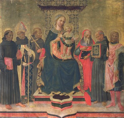 Madonna and Child with Saints by Domenico di Michelino
